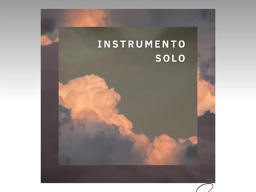 Carátula de CD Llamativa Azul y Naranja